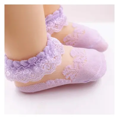 Baby Girl's Lace See-through Sock