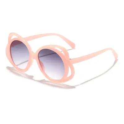 Toddler/kids Girl Sweet Style Hollow-Out Butterfly Frame Sunglasses (with Velvet Pouch)