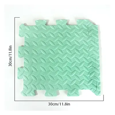 Foam Leaf Pattern Floor Mats - Non-slip and Waterproof, Multiple Colors for Bedroom and Home