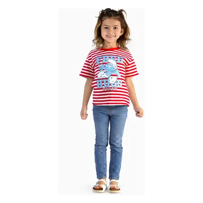 The Smurfs Family matching 1pc Cotton Valentine's Day Stripe Top/Jumpsuit