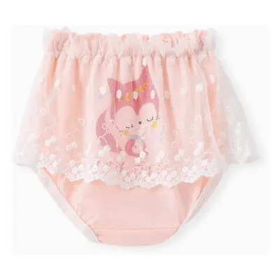 Baby/Toddler Girl Sweet 3D Animal Pattern Underwear Set