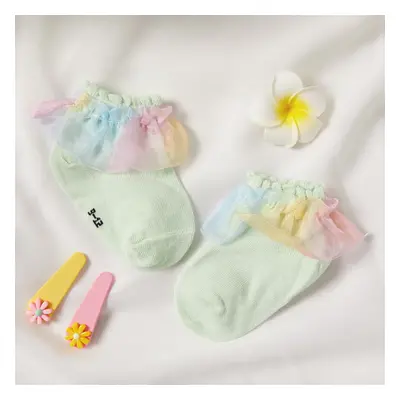 Baby / Toddler / Kid Mesh Flounced Socks