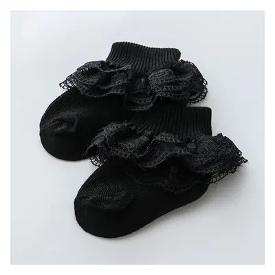 Baby Girl Sweet Style Lace Trim Cotton Short Socks