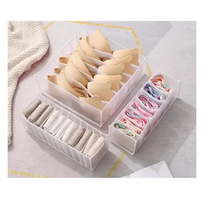 1-pack / 3-pack Wardrobe Storage Box Basket Sock Storage Box Underwear Organizer Bra Container O