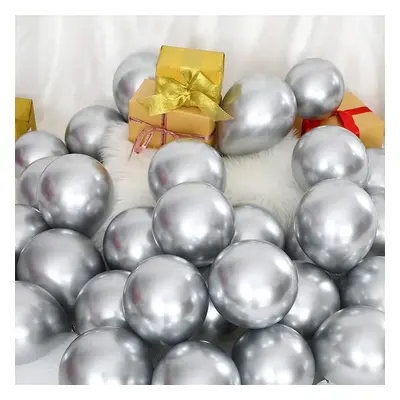 10Pcs Metallic Chrome Balloons Birthday, Wedding, Graduation Season Decoration