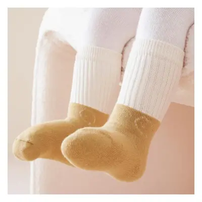 Baby Color matching thickened warm type A cotton socks