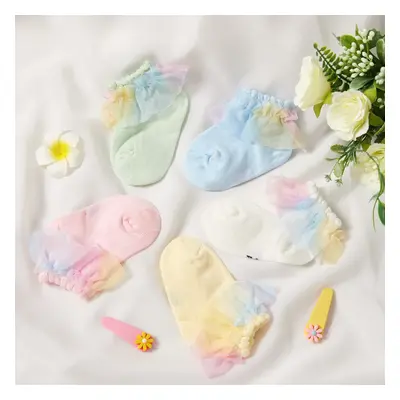 Baby / Toddler / Kid Mesh Flounced Socks