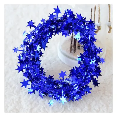 Pointed Star Garland Decoration for Christmas Tree and Stage Background Decoration