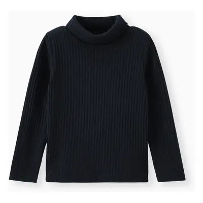 Toddler Boy/Girl Turtleneck Textured Tee