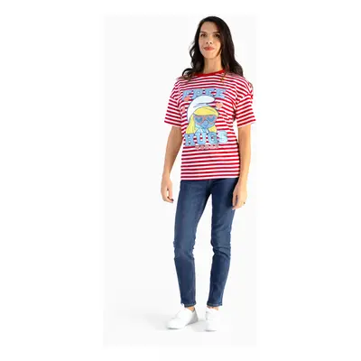 The Smurfs Family matching 1pc Cotton Valentine's Day Stripe Top/Jumpsuit