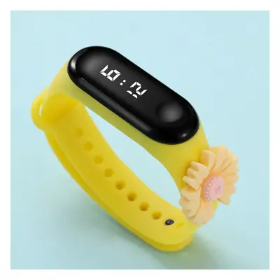 Toddler Sunflower Decor LED Watch Digital Smart Electronic Watch (With Packing Box)