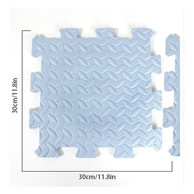 Foam Leaf Pattern Floor Mats - Non-slip and Waterproof, Multiple Colors for Bedroom and Home