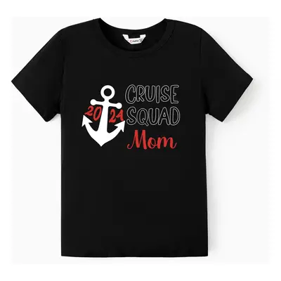 Matching Christmas Cruisin Crew Short Sleeves Graphic Tee