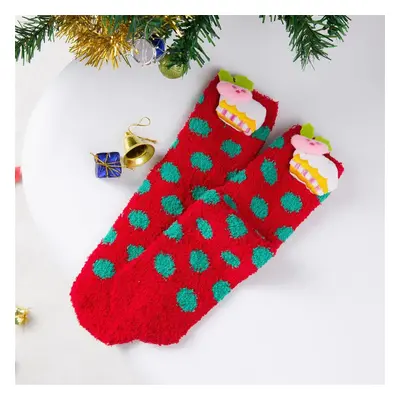 Parent-child Christmas decoration warm socks