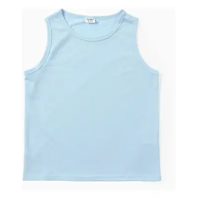 Kid Boy Simple Plain Tank Top