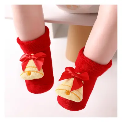 1 Pair Baby / Toddler Christmas 3D Cartoon Decor Non-slip Socks