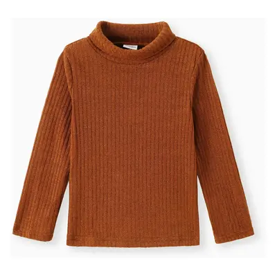 Toddler Boy/Girl Turtleneck Textured Tee