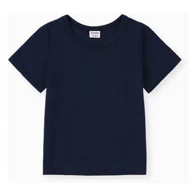 Toddler Boy Casual Solid Color Short-sleeve Tee