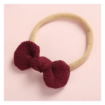 Pretty Bowknot Solid Hairband for Girls