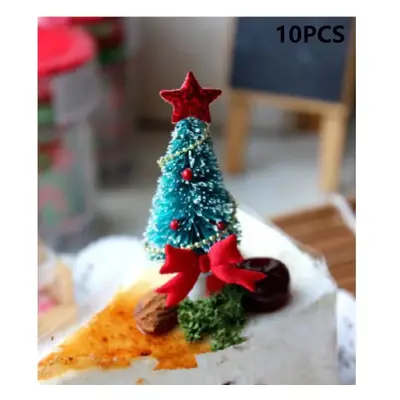 Christmas 3D Scene Cake Toppers with Root Tree Cake Cupcake Toppers