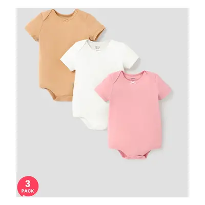 Organic Cotton 3pcs Baby Girl Romper