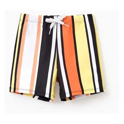 Family Matching Striped Swim Trunks or Halter two-piece Swimsuit