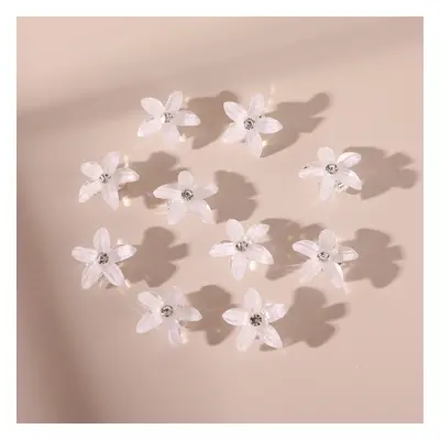 10-PACK Toddler/Kid Flower-shaped Hair Clip for Girl