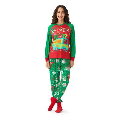 Scooby-Doo Family Matching Christmas Gift Pattern Pajama Set (Flame Resistant)