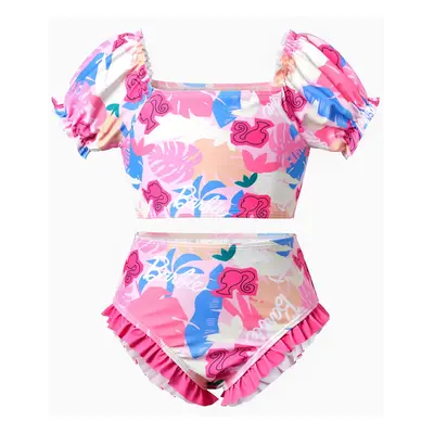 Barbie Mommy and Me 2pcs Floral Allover Print Swimsuit