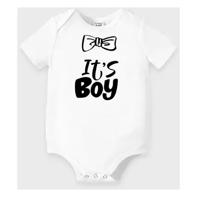 Baby Boy/Girl 95% Cotton Letter Print Romper