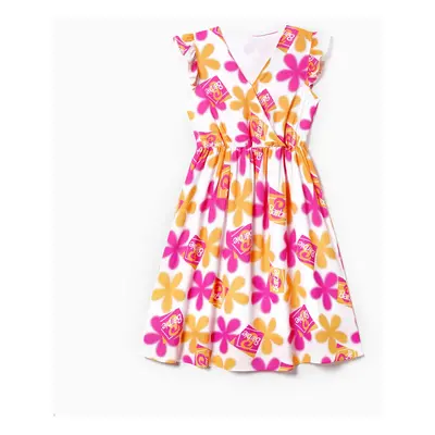 Barbie Mommy and Me Allover Print Floral Dress