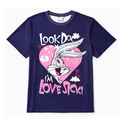 Looney Tunes Family Matching Valentine's Day 1pc Heart Floral print T-shirt or Drawstring Dress