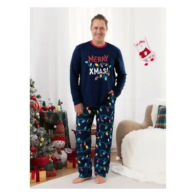 Christmas Pajamas Family Matching Merry Christmas Xmas Light Pajamas Sets