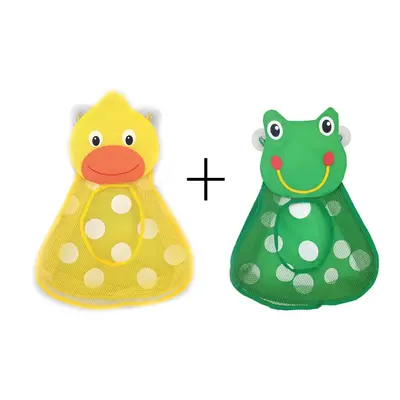 Baby Shower Bath Toy Storage Bag Little Duck Little Frog Net Bathroom Organizer