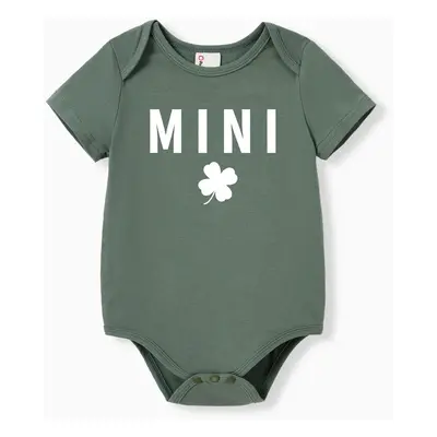 St. Patrick's Matching Cotton Mommy and Me Green Body-con Dresses