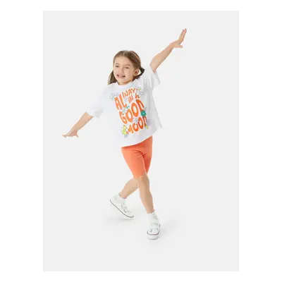 2-Piece Toddler/Kid Girl Sporty Tee and Leggings Set