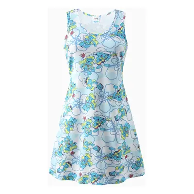 The Smurfs Family matching 1pc Character Floral Pattern Shirt Or Sleeveless dress