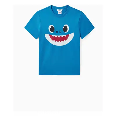 Baby Shark Family Matching 100% Cotton Short-sleeve Shark Print Tee