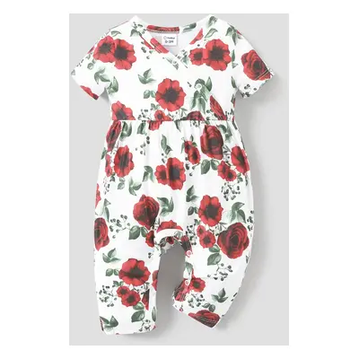 Baby Girl Clothes Floral Print Jumpsuit