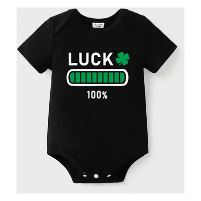 St. Patrick's Day Family Matching Cotton Tee Short-sleeve Tops