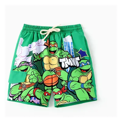 Teenage Mutant Ninja Turtle Toddler/Kid Boy Character Print Sunproof UPF50+ Swimming Trunks