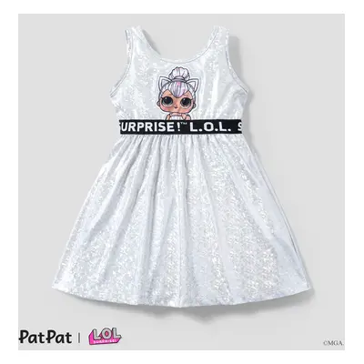 L.O.L. SURPRISE! Toddler Girl/Kid Girl Laser embroidered pattern dress