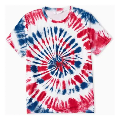 Independence Day Family Matching Tie Dye Short-sleeve Tee