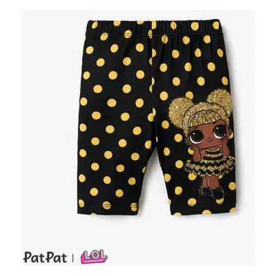 L.O.L. SURPRISE! Toddler Girl Leopard/Polk dot/Tye dyed Print Short Leggings