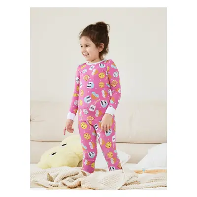 Bamboo Viscose Baby/Toddler 2-Piece Childlike Animal Print Snug-Fitting Pajamas Set