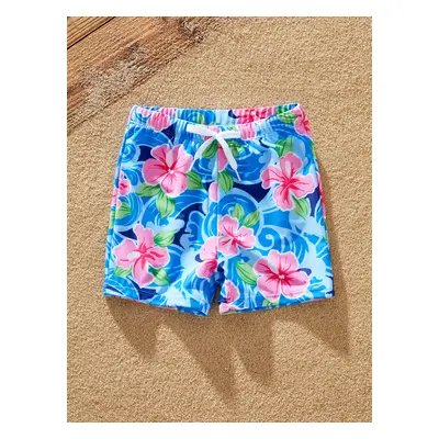 Floral Bandage Swimwear Set for Family - Unisex Matching Outfits