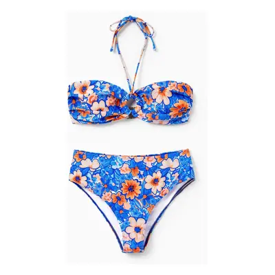 Broken Flower Family Swimwear Set Polyester Unisex