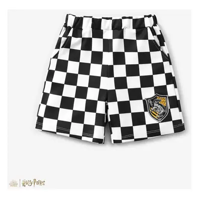 Harry Potter Toddler/Kid Boy 1pc Chess Grid pattern Preppy style Polo Shirt or Shorts