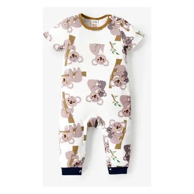 Family Matching Raglan Short Sleeves Koala Bear Pajamas Sets