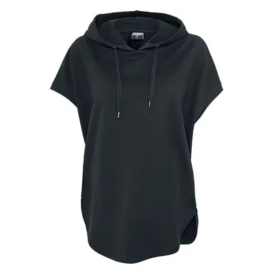 Urban Classics Ladies Sleeveless Terry Hoodie T-Shirt black